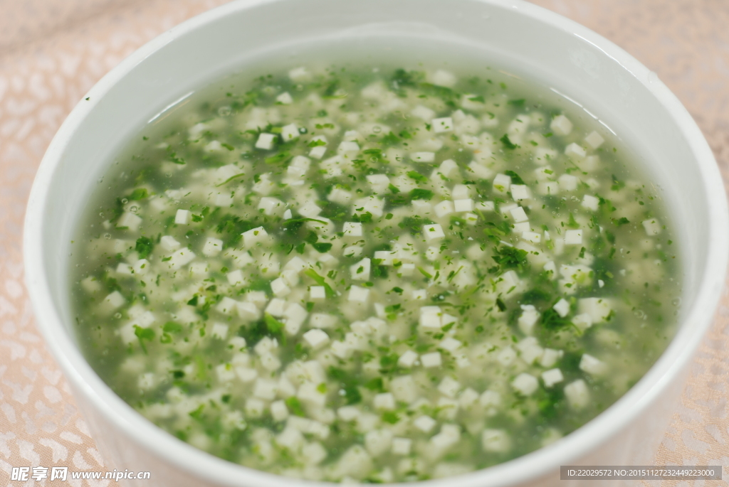 翡翠豆腐羹