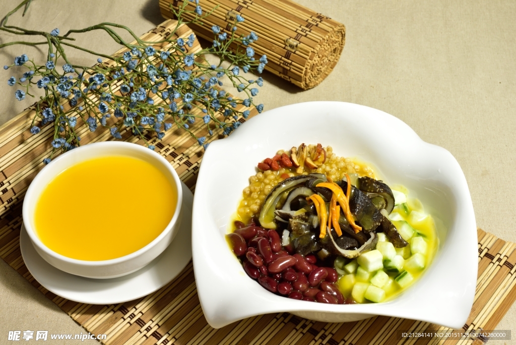 麥香腰豆燴海參