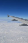 飞机上拍摄云层
