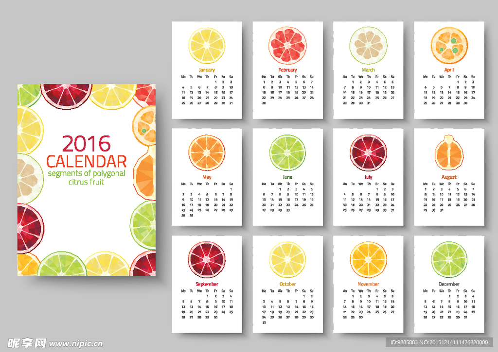 2016水果日历