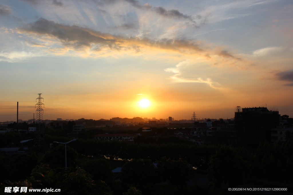 東莞常平司馬日落