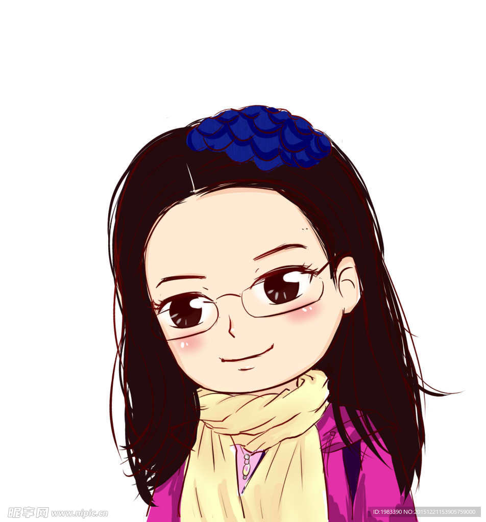 大學(xué)生卡通形象