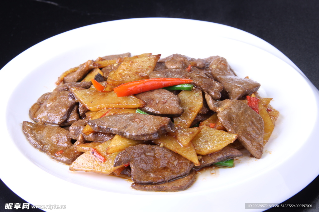 香肝土豆片