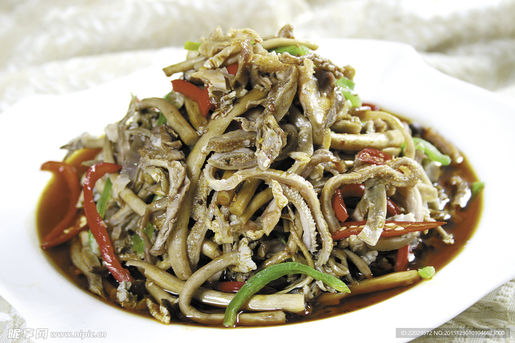 茶樹(shù)菇炒羊肚
