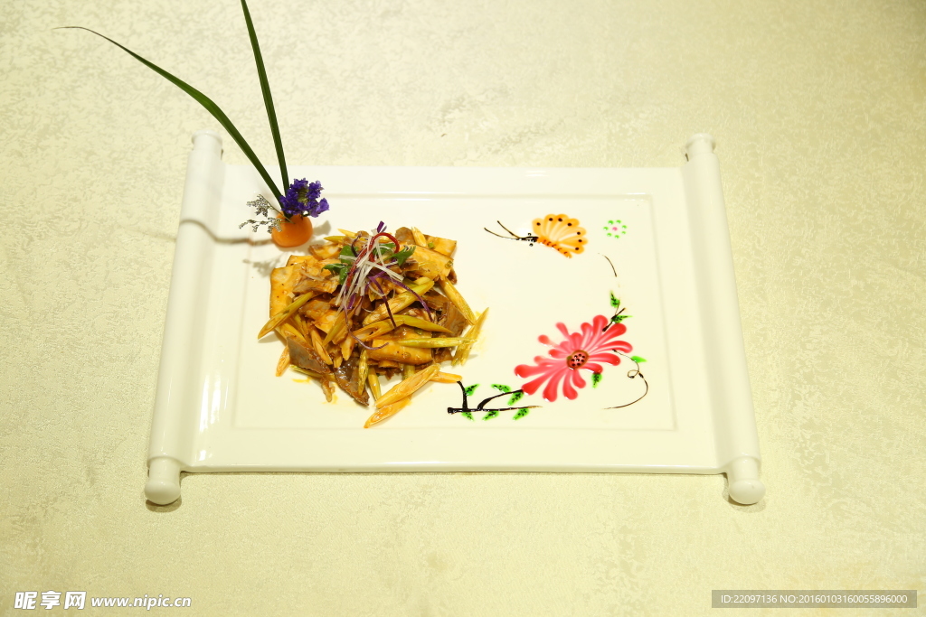 蒜苗拌豬頭肉