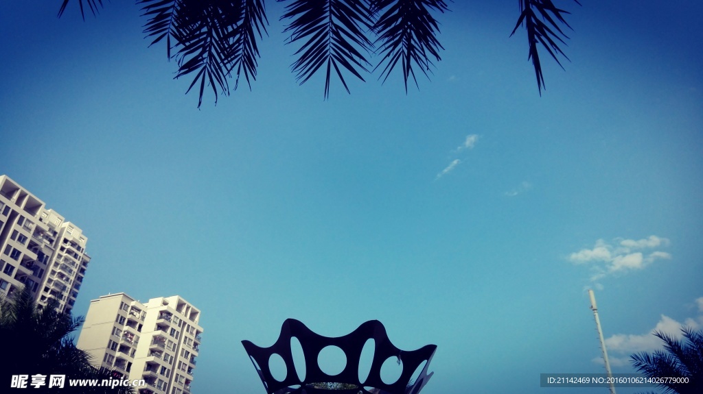 蔚藍的天空