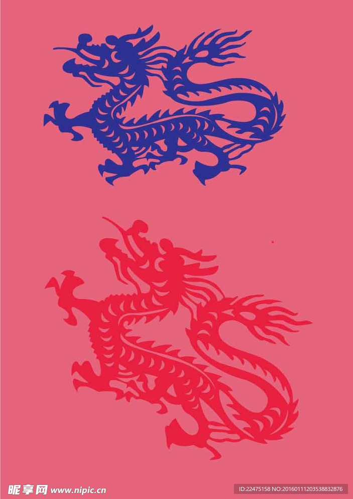 矢量圖形飛龍