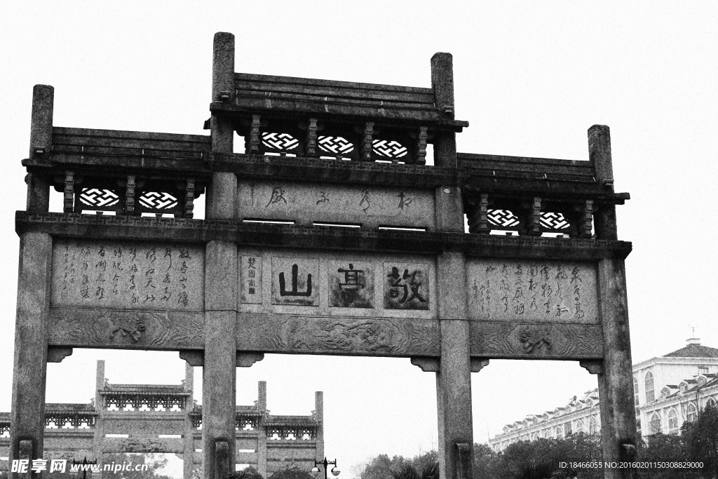 敬亭山大門