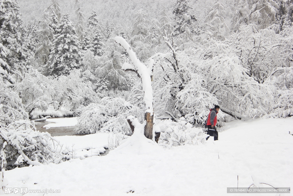 老君溝雪景