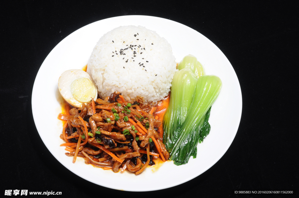 魚香肉絲飯
