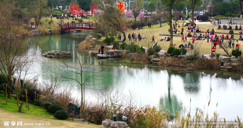 桃花嶺公園一景