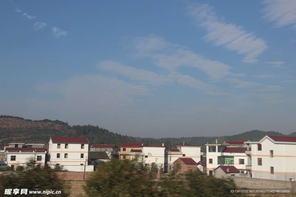 村莊攝影圖