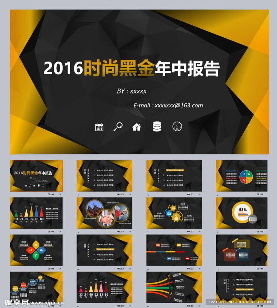 時尚黑金年中報告