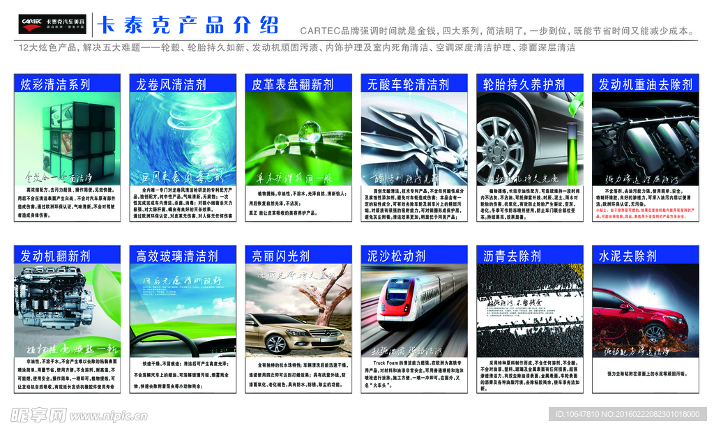 汽车养护产品海报