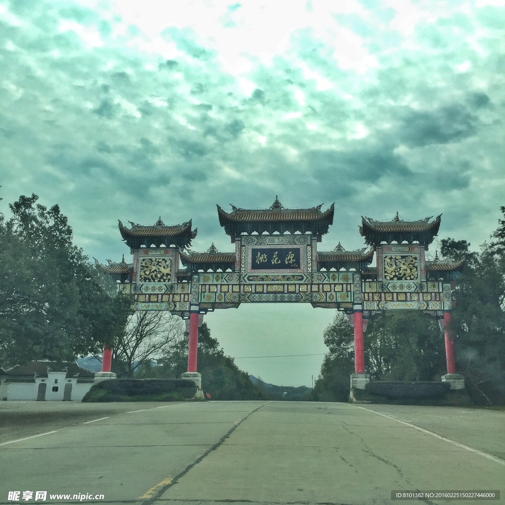 牌坊 古建筑