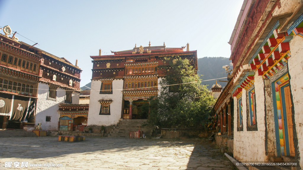稻城的寺廟