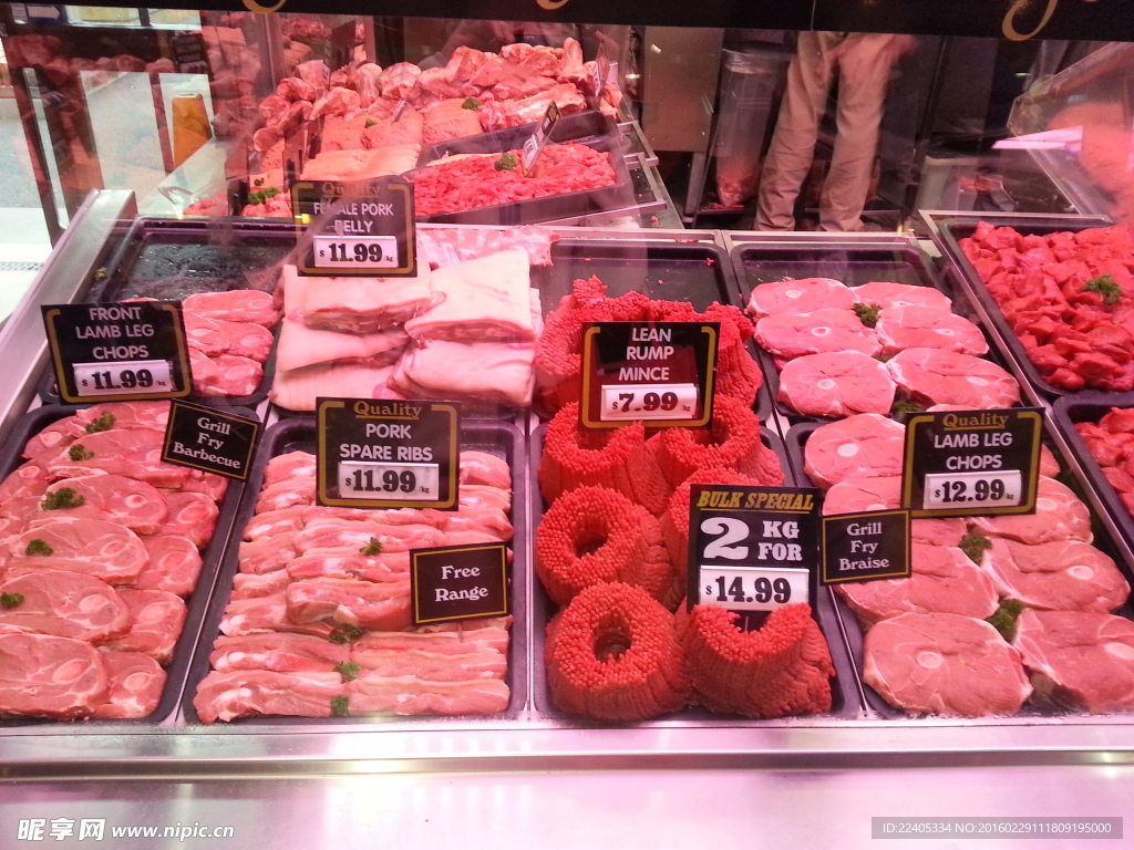 肉類柜臺