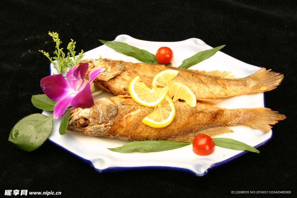 煎黃花魚