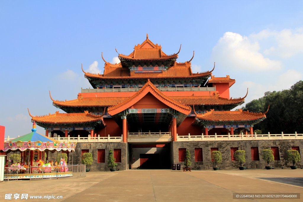 南海影視城宮殿建筑