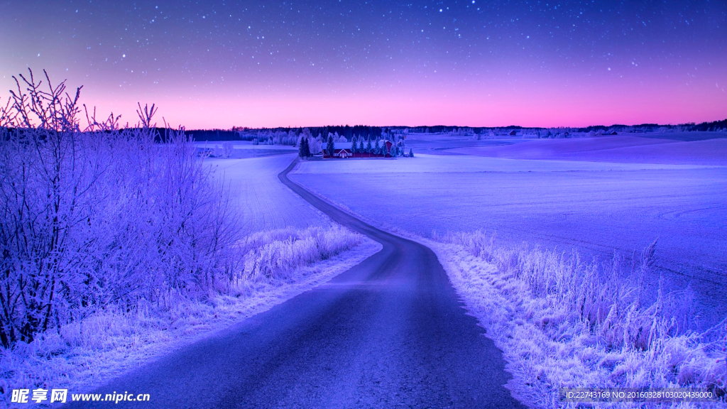 雪景道路