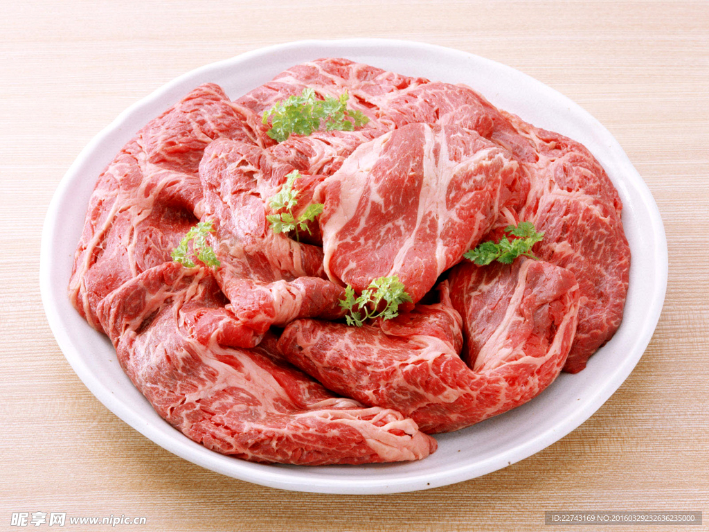 雪花牛肉