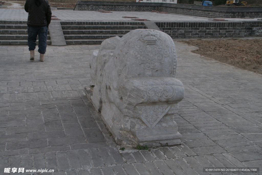 石雕   雕刻 石頭  圓明園