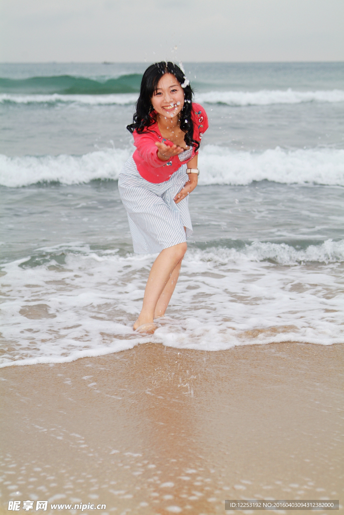 海灘美女