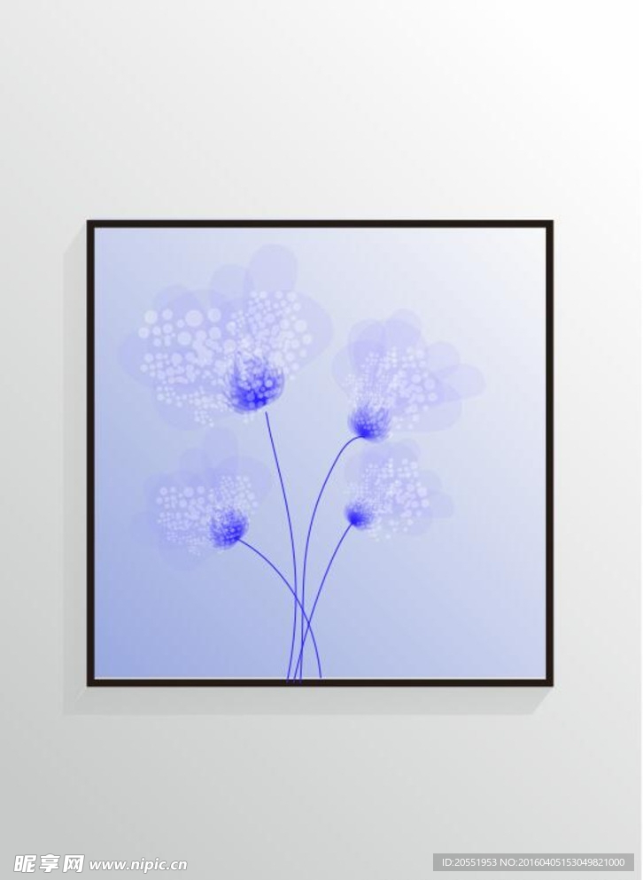 花 插畫