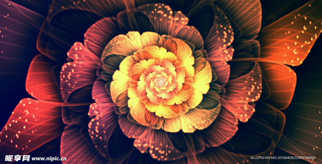 紅色裝飾畫