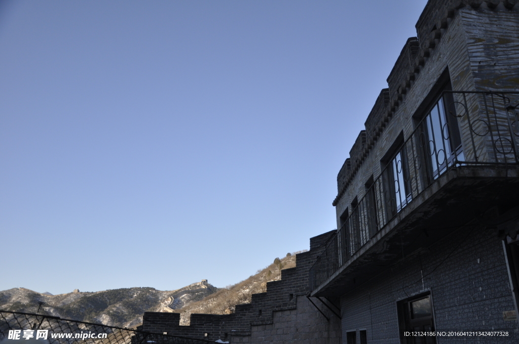 天空 長城