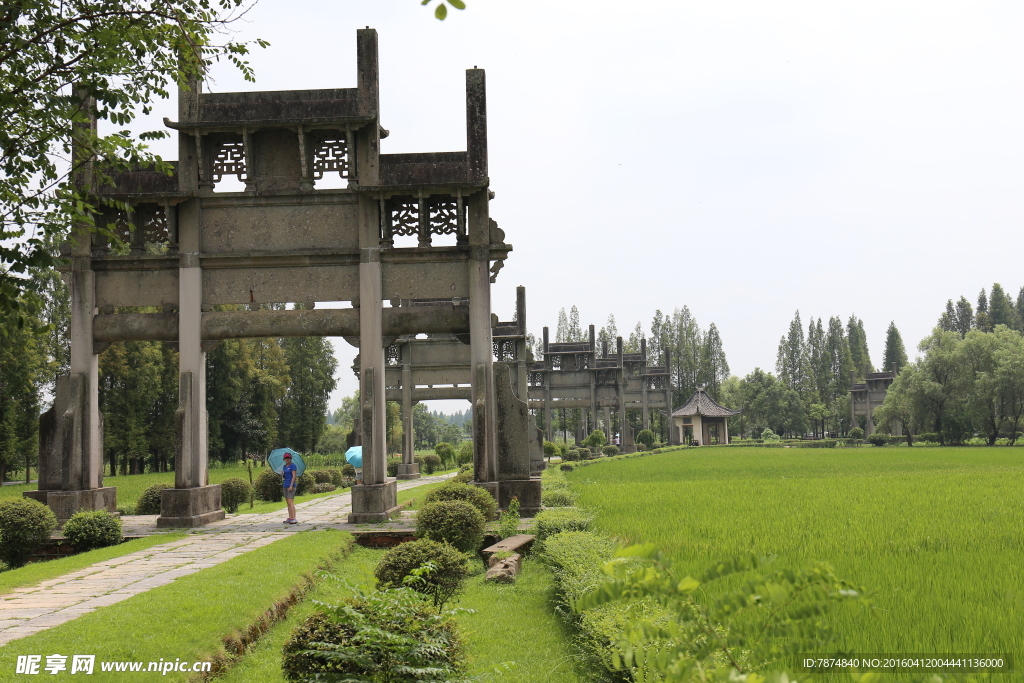 石潭村风光