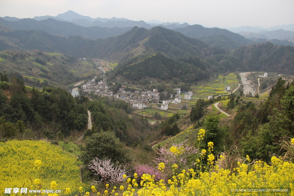 石潭村風光