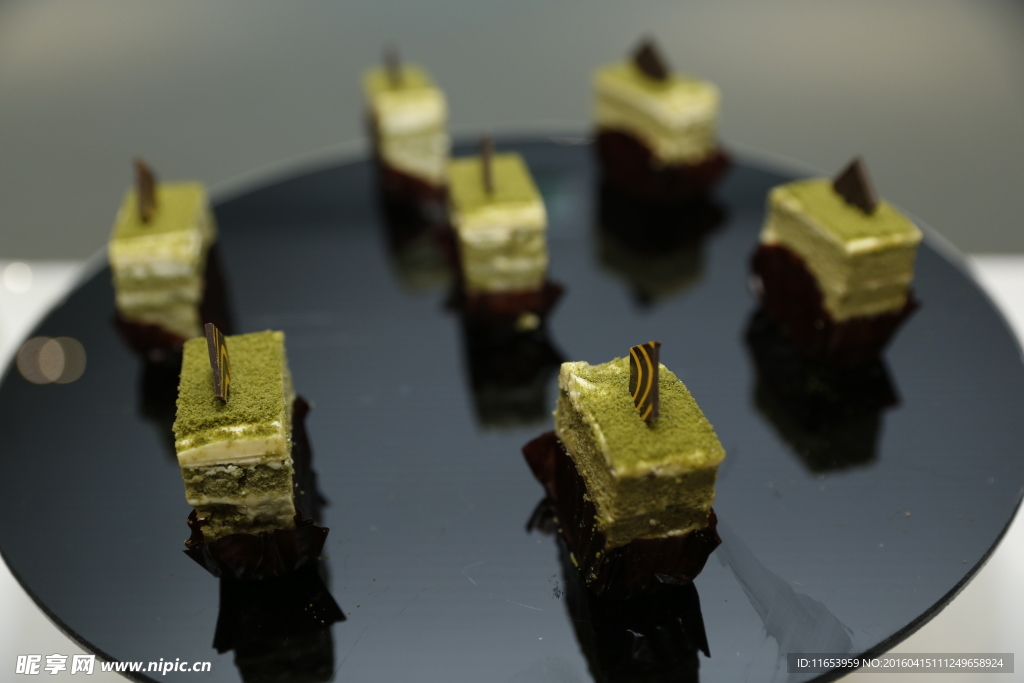 抹茶蛋糕 甜點 小蛋糕