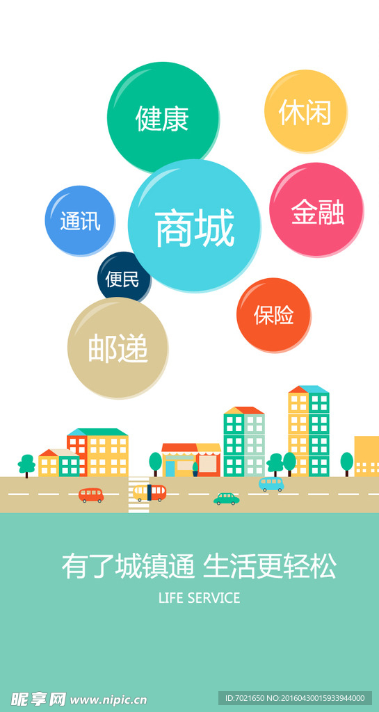 城鎮通APP引導頁面