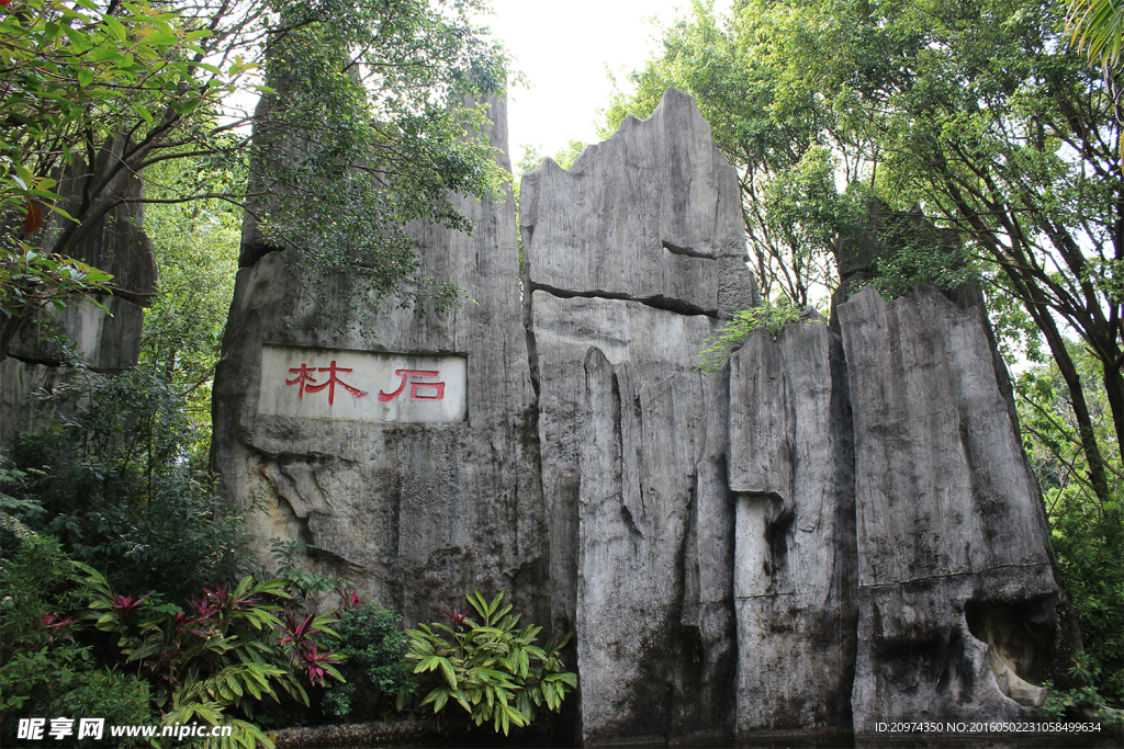 深圳園博園石林