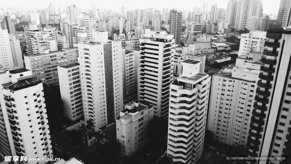 黑白景