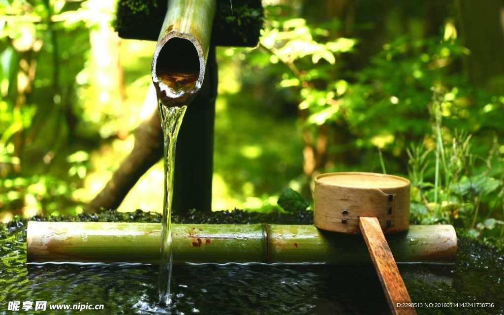 竹子水龍頭