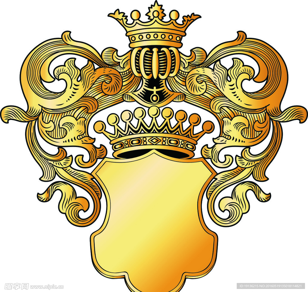 欧式皇家盾牌