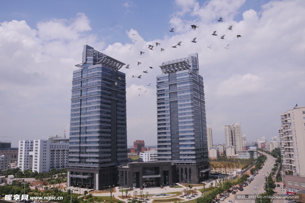 贛州市政中心雙子樓