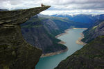 挪威峡谷之眺望