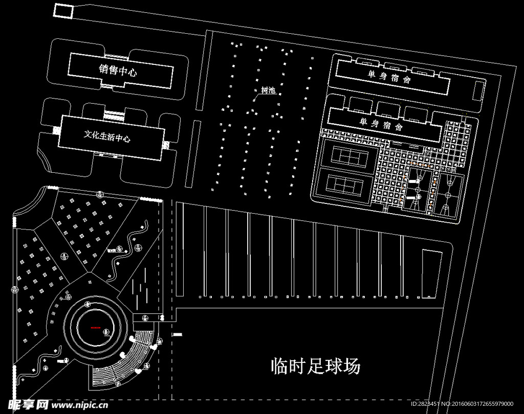 工厂工业区功能区 景观设计绿化