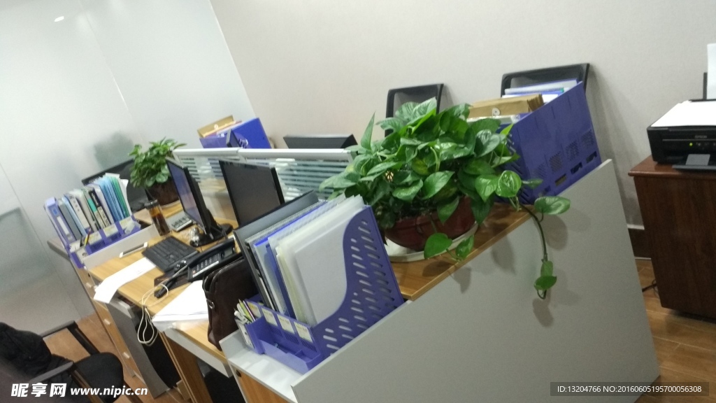 辦公 室一角
