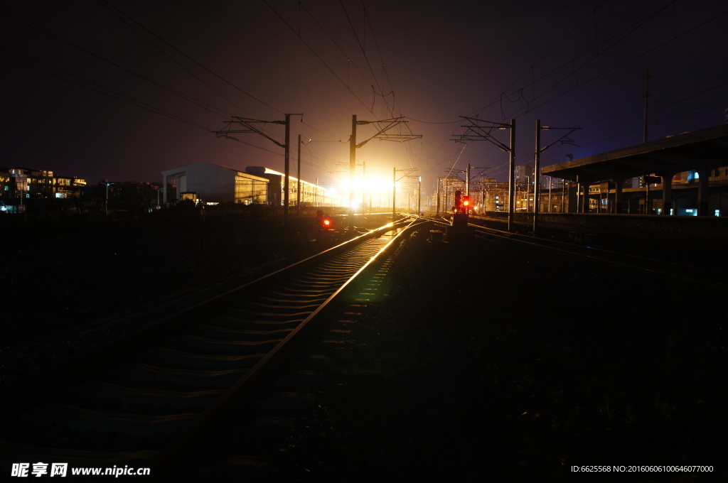 鐵路夜景