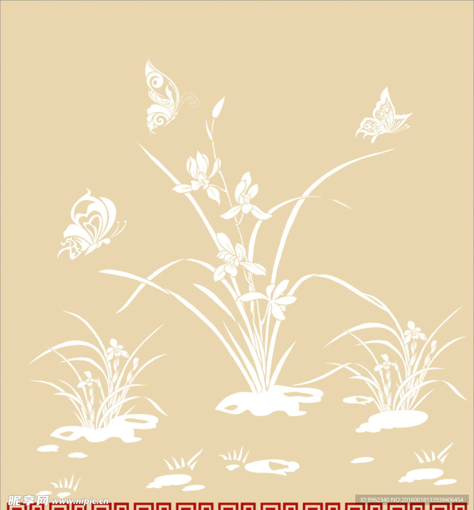 矢量蘭花