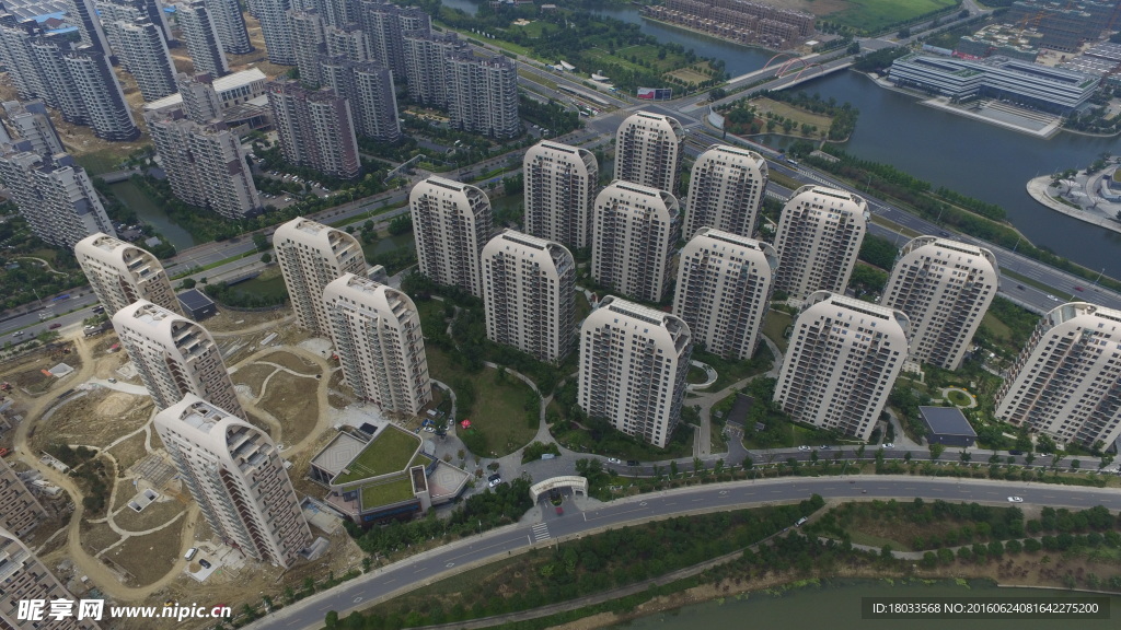航拍建筑