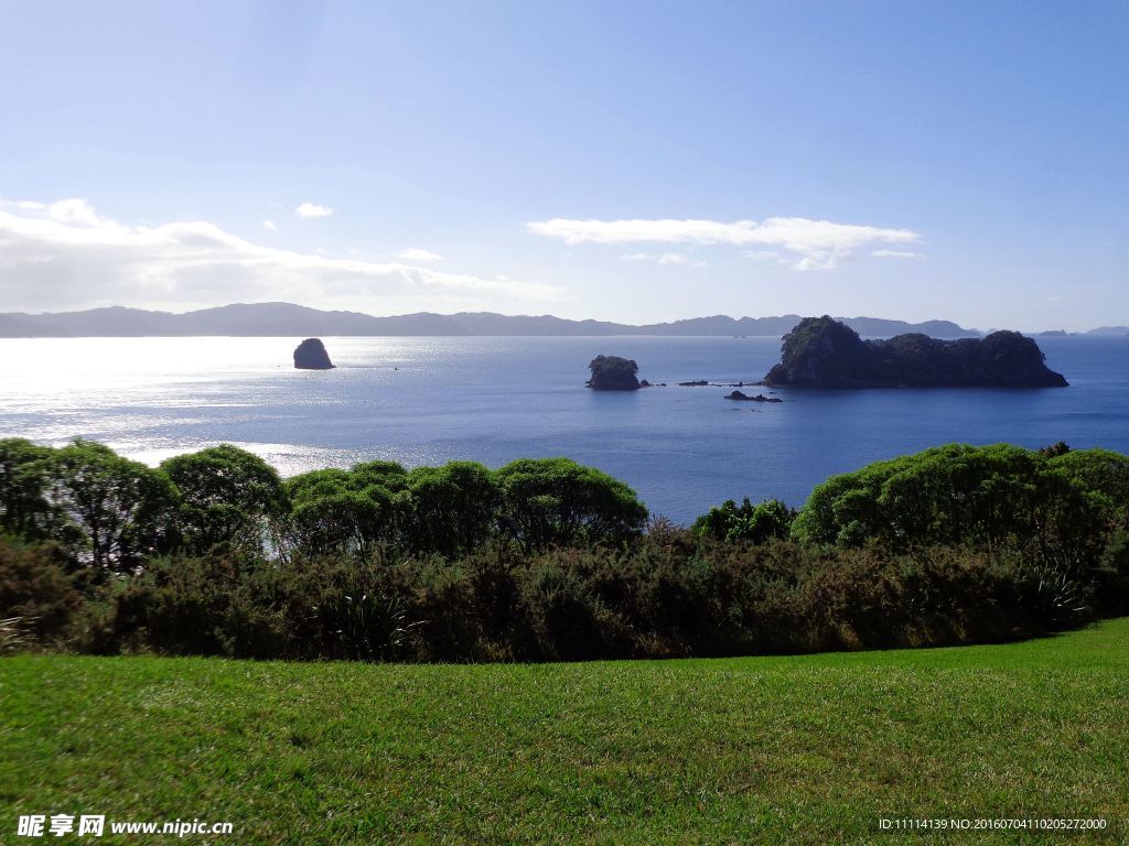 新西蘭海濱自然風(fēng)景