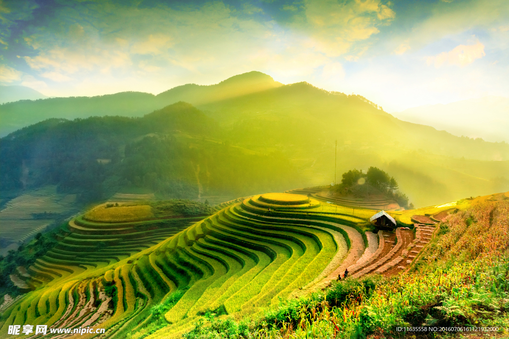美麗的泰國建筑景色