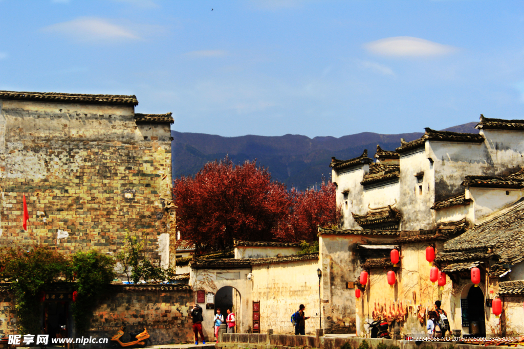 宏村風景建筑攝影