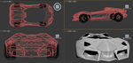 跑车 3D建模 超跑 轿车