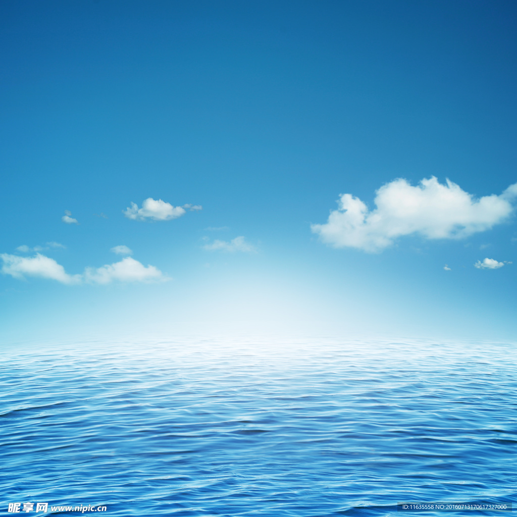 唯美大海天空景色